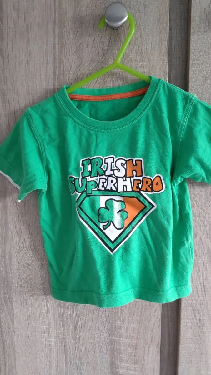 Irish hero t shirt 12/18 months cotton - Image 1