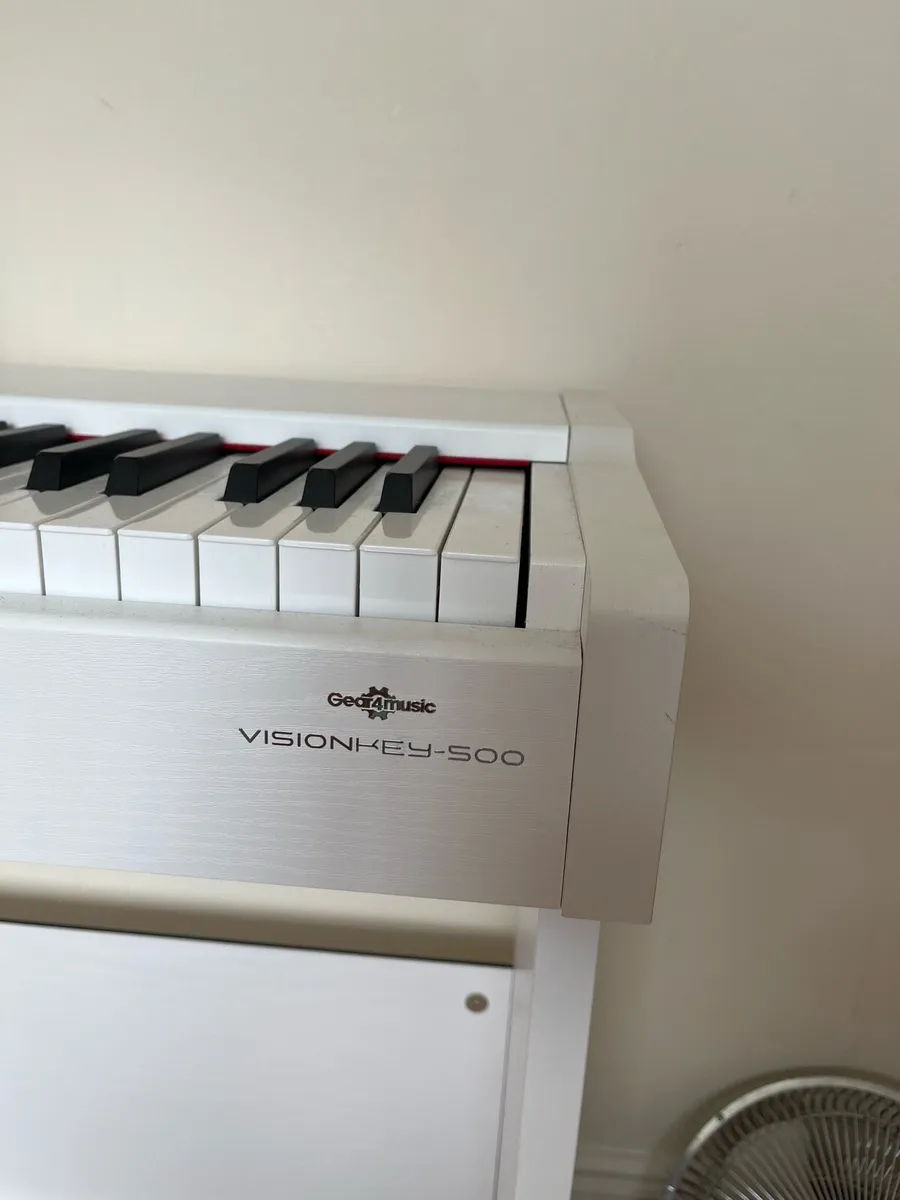 White Digital Piano - Image 2