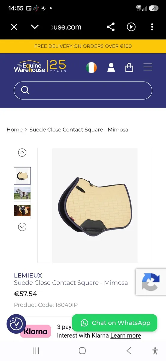 Le Mieux Saddle Pad - Image 3