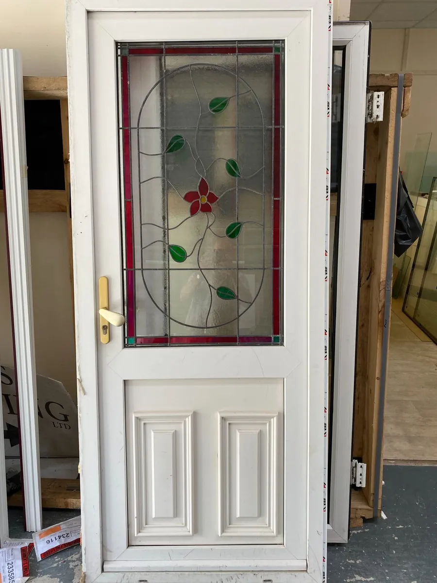 White pvc door