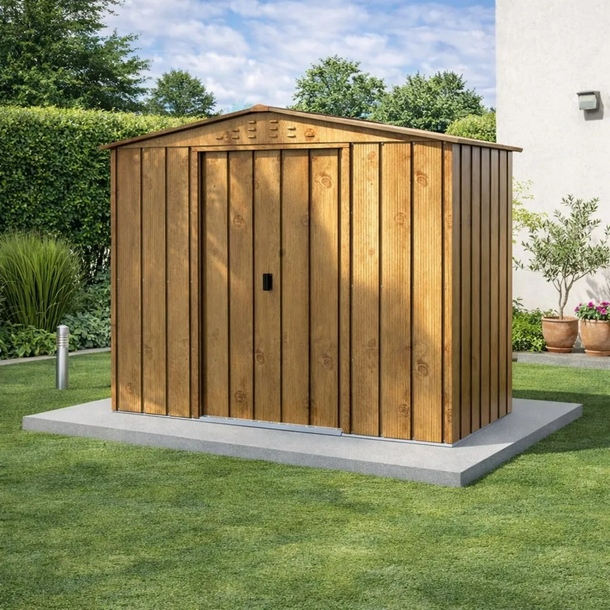 🔥 END OF SUMMER SALE – 8x6 TOP TITAN STEEL SHED - Image 1
