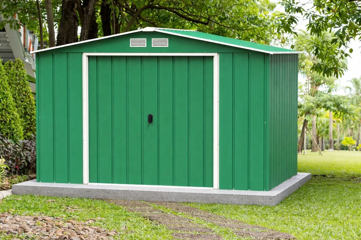 🔥 END OF SUMMER SALE – 10x8 ECO STEEL SHEDS - Image 1