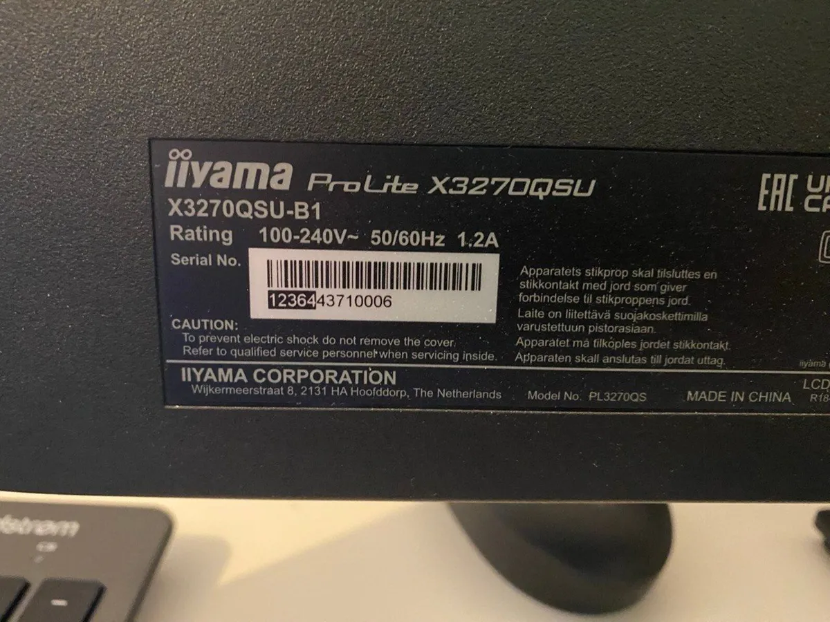 iiyama 32" HD computer monitor - Image 4