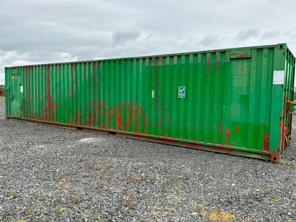 40ft steel shipping container / workshop. - Image 3