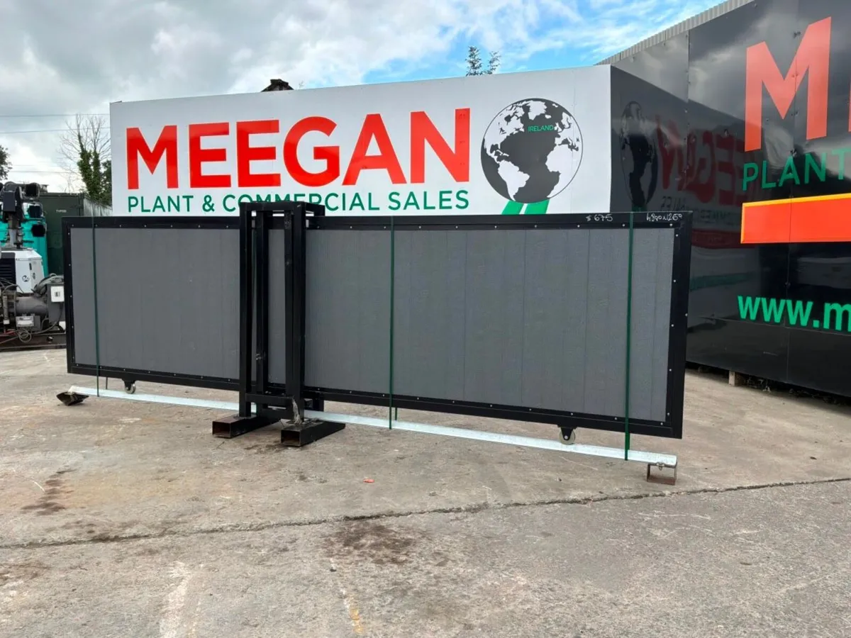 New / unused 16ft composite electric sliding gate. - Image 2