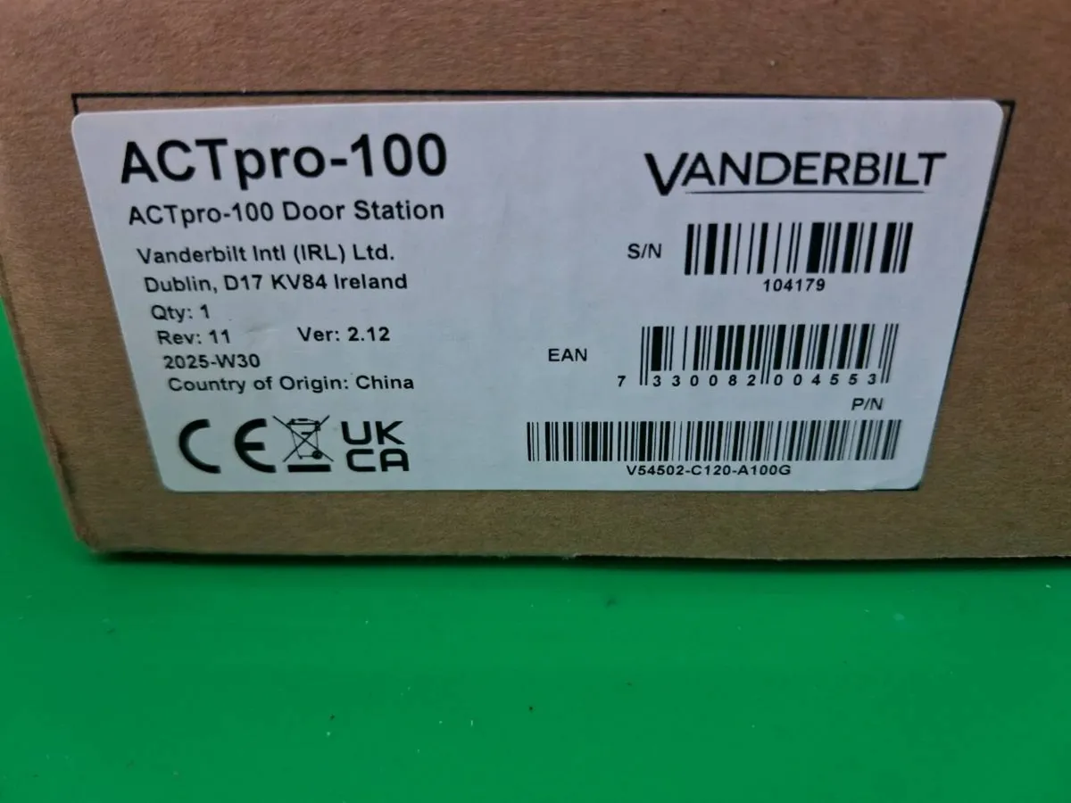 Postage - ACTpro 100 Door Station  ACTpro-100 - Image 2