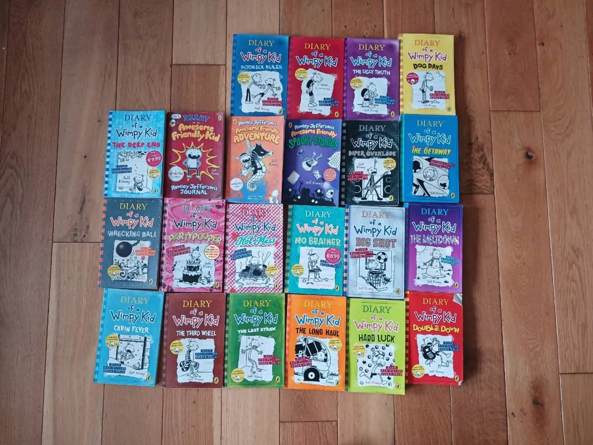 Diary of a Wimpy Kid books - Image 1