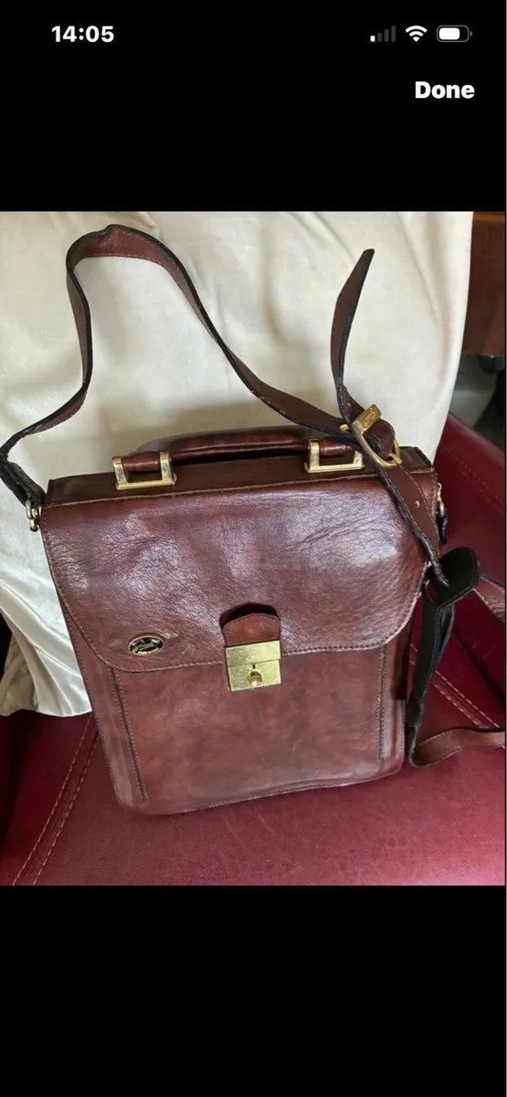 Giudi Quality Leather Shoulder Bag - Image 1