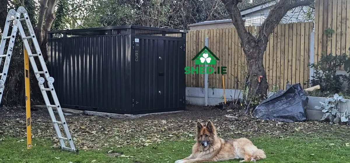 2m×4m (6.6ft × 13.1ft) CUBE Heavy Duty Steel Shed - Image 1