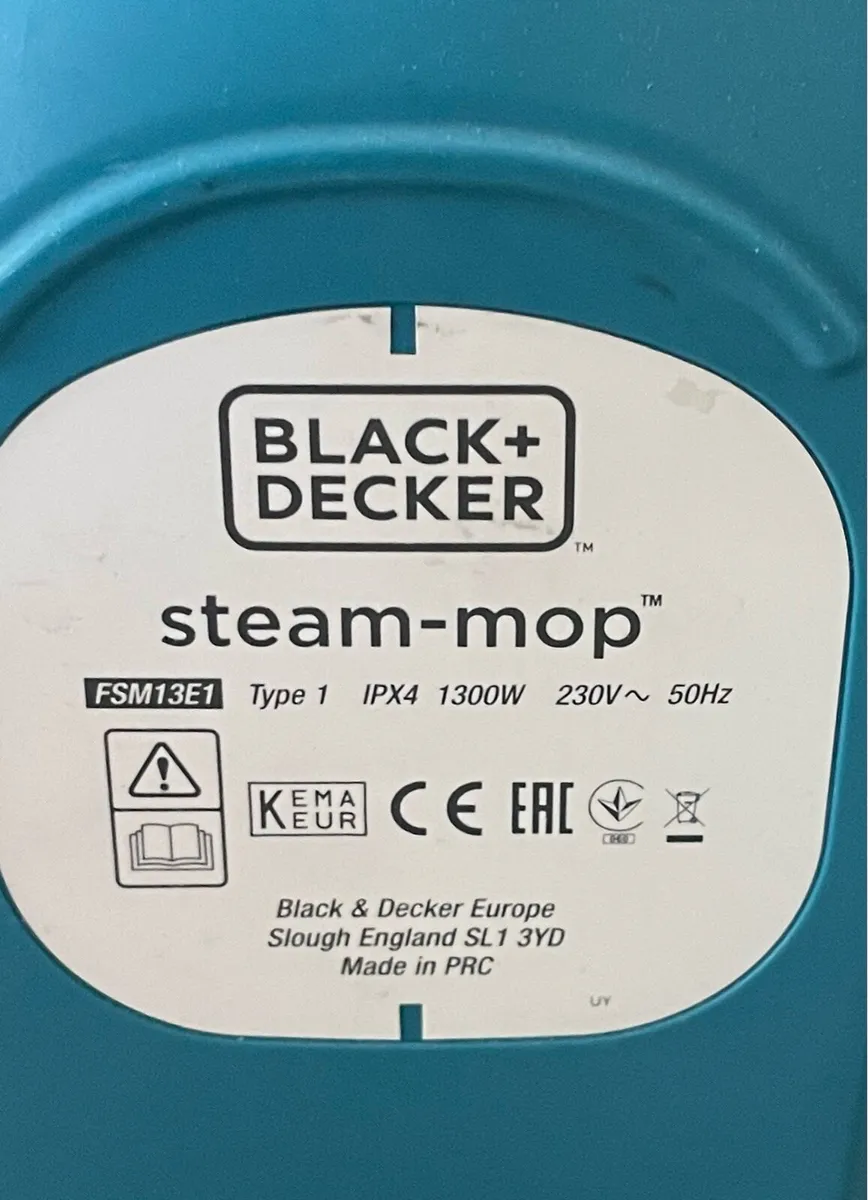 Black & Decker Steam Mop - Image 3