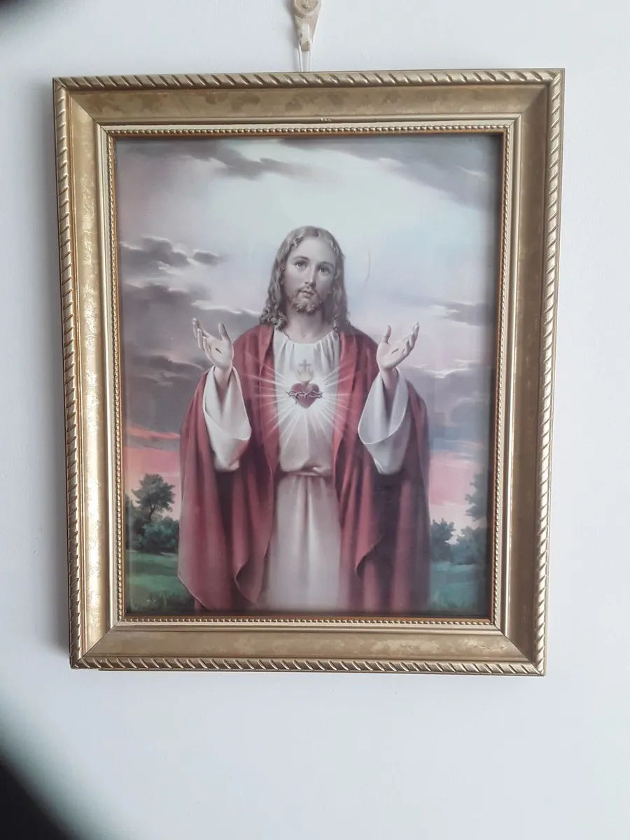 Lovely picture of the sacred heart - Image 1