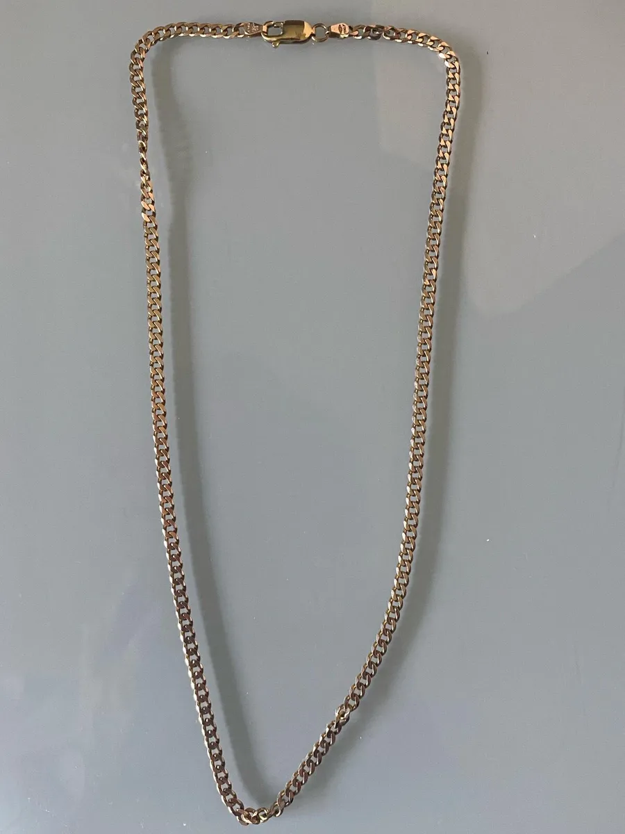 Curb 9ct gold chain - Image 1