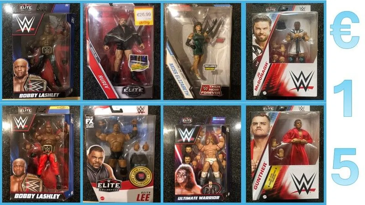 wwe elite wrestling figures rare NEW - Image 2