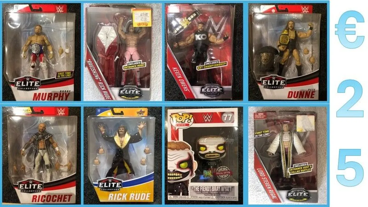 wwe elite wrestling figures rare NEW - Image 3