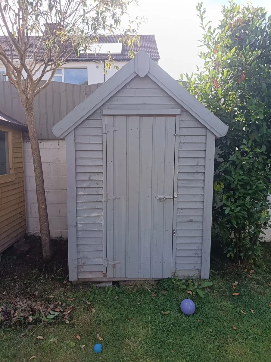 Shed 4ft x 5ft wooden - Image 1