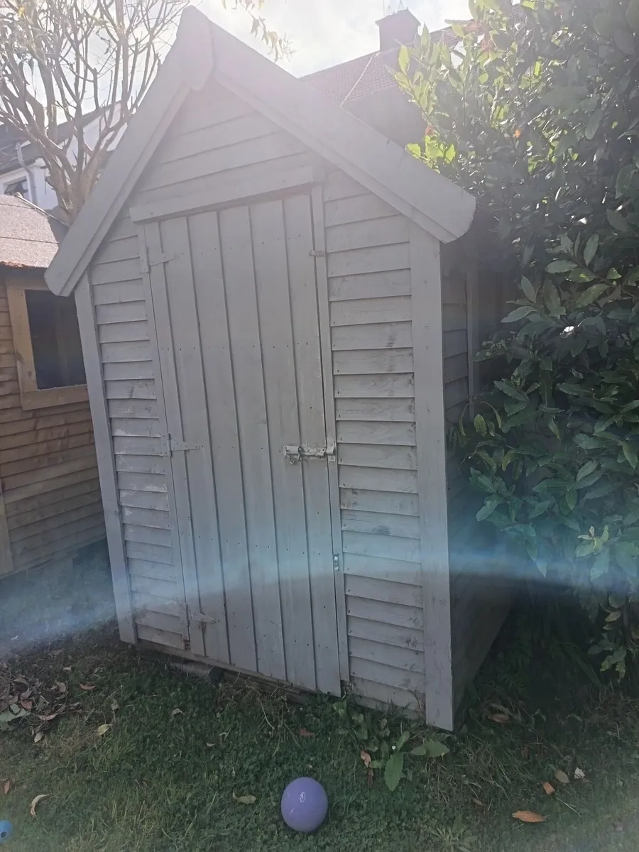 Shed 4ft x 5ft wooden - Image 2