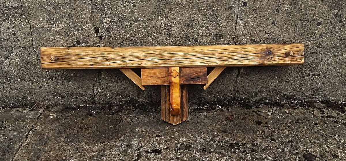 NEW Rustic Country Stove Mantle / Shelf - Image 2