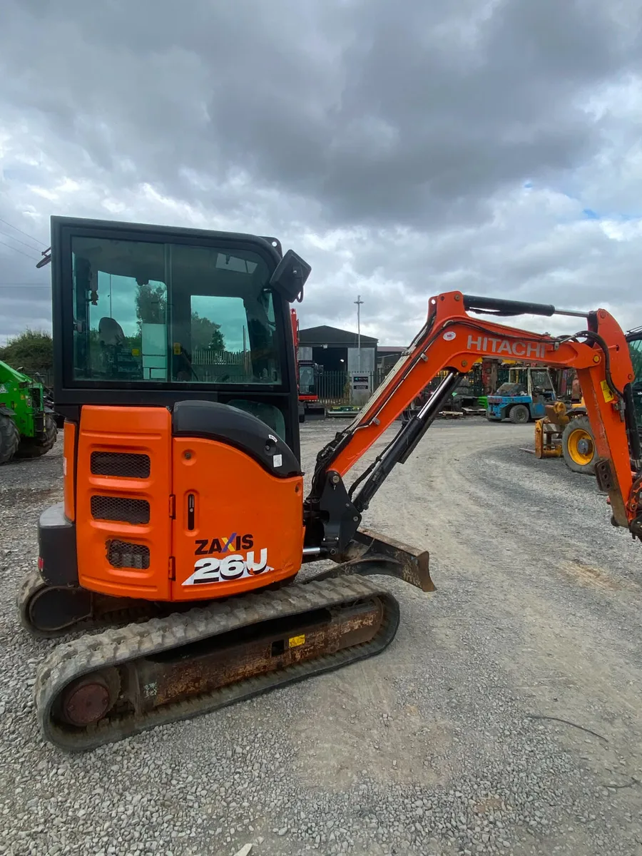 Hitachi ZX26U-5A Mini Excavator – 2019 - Image 2