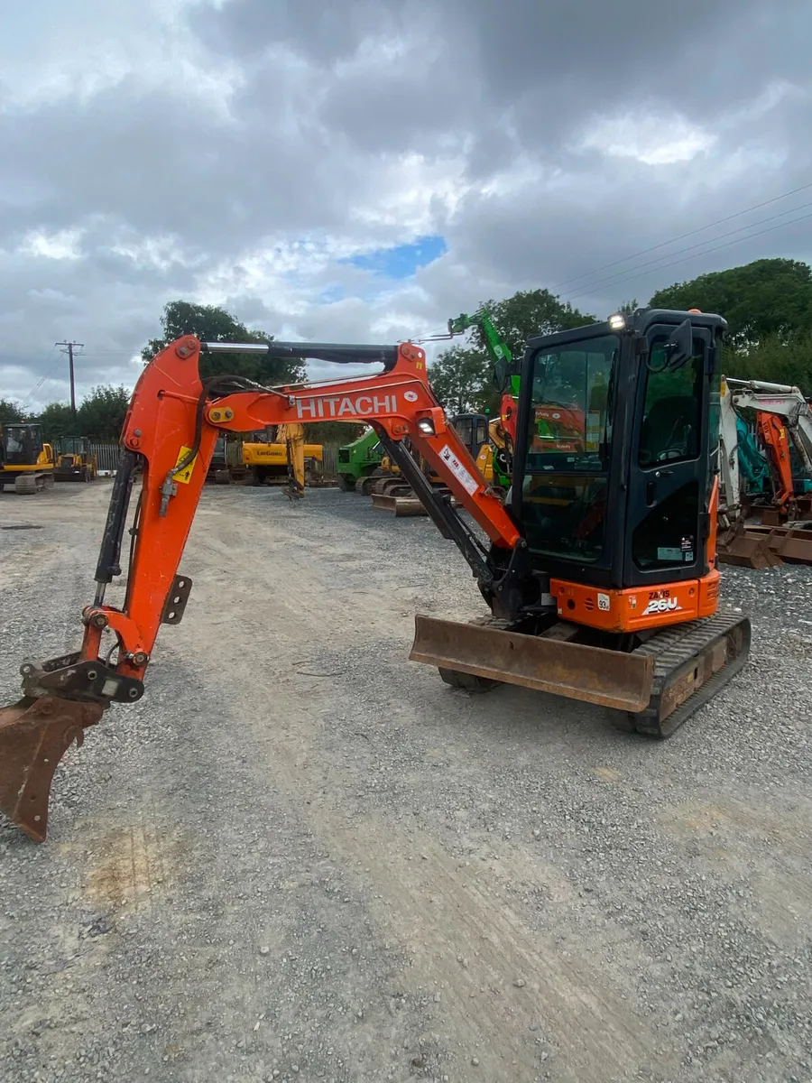 Hitachi ZX26U-5A Mini Excavator – 2019 - Image 1