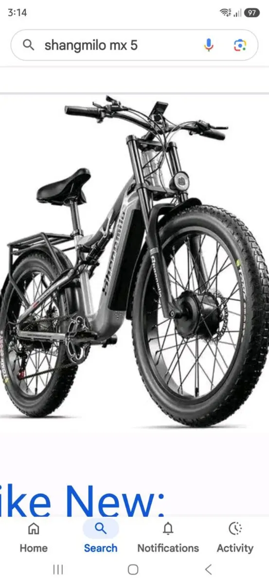 SHANGMILO MX-05 ADULT E BIKE - Image 4