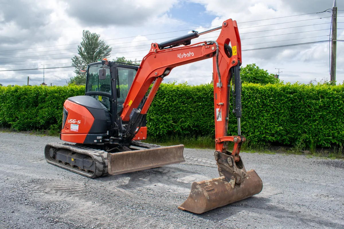 2022 Kubota U56-5 Mini Digger - Image 2