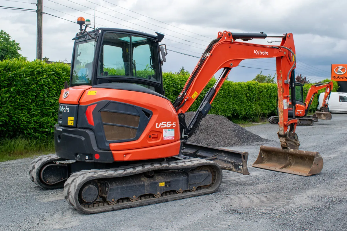 2022 Kubota U56-5 Mini Digger - Image 3
