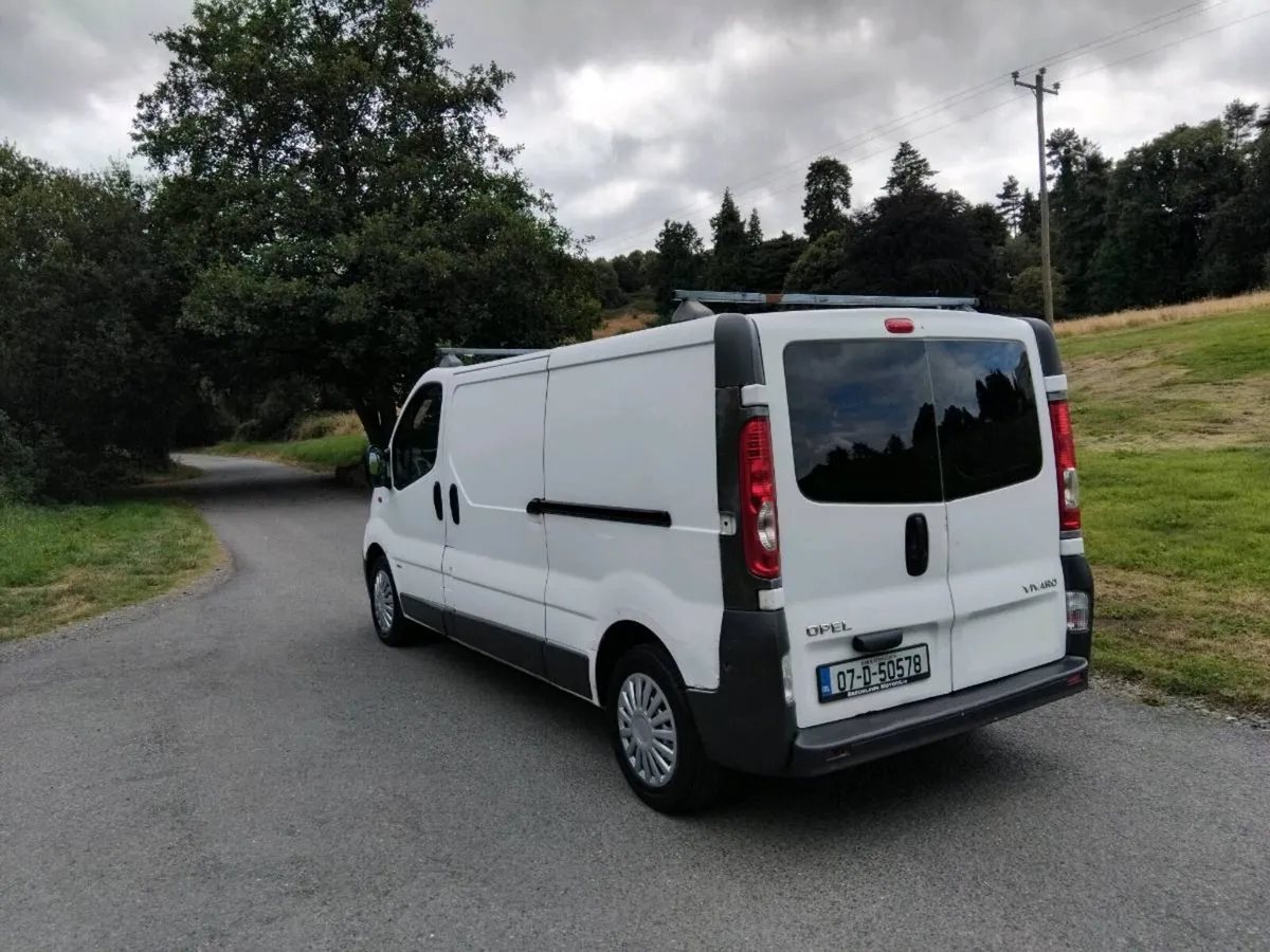 2007 opel vivaro van cvrt tested 25/08/27 - Image 3