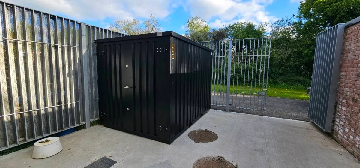 2m × 3m (6.6ft × 9.8ft) CUBE Heavy Duty Steel Shed - Image 1