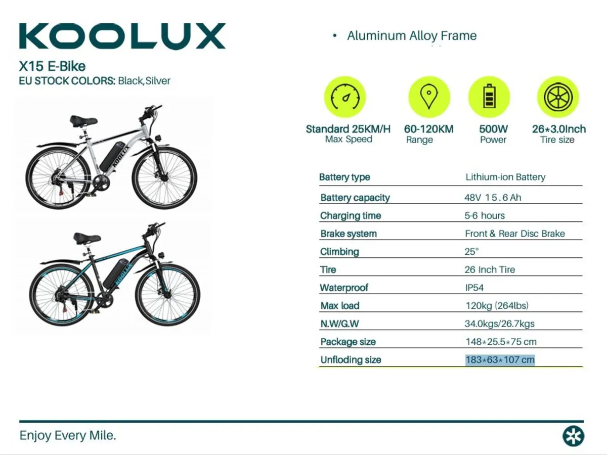 Koolux X15 Mountain Electric Bike - Image 4