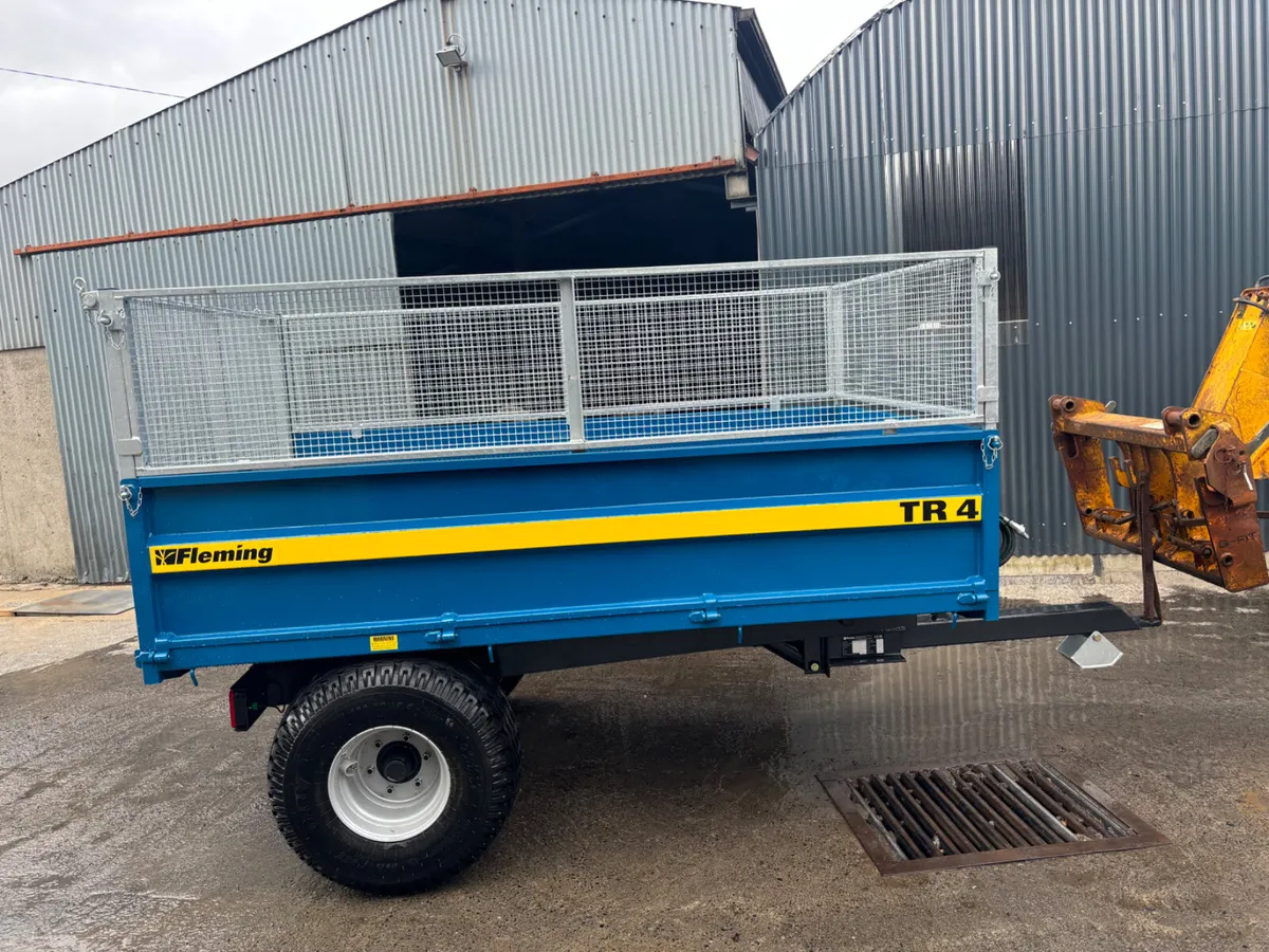 New TR4 10X6 Tractor Tipping Trailer - Image 2