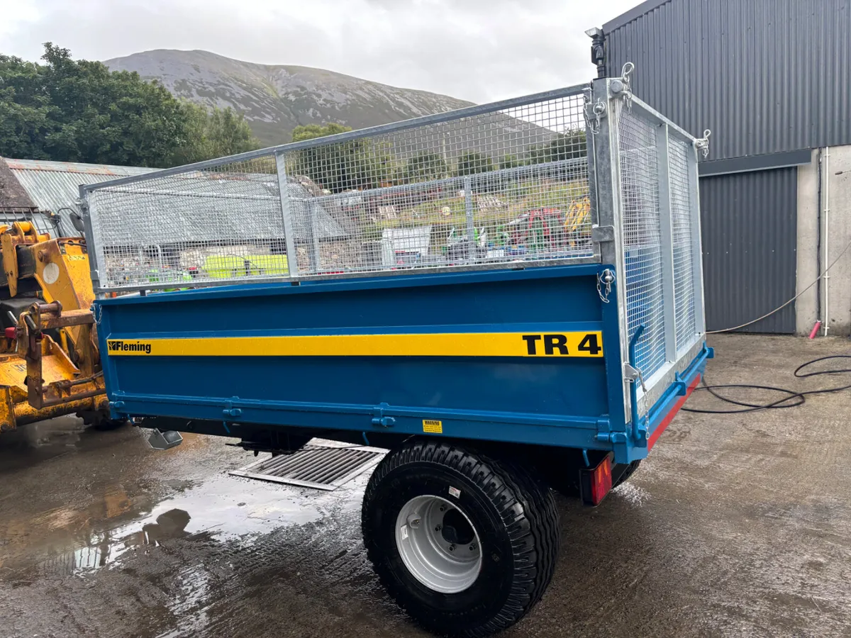 New TR4 10X6 Tractor Tipping Trailer - Image 4