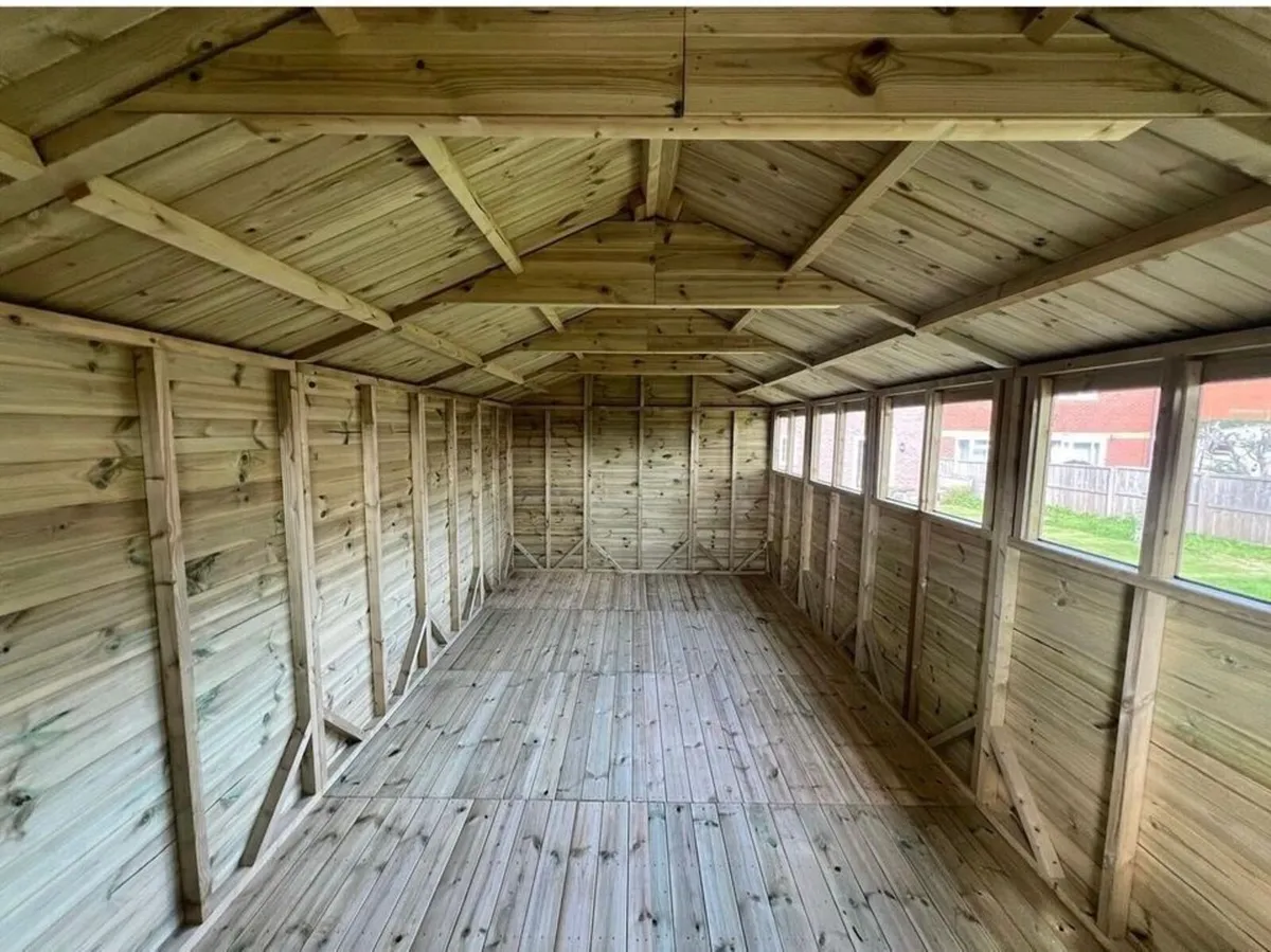 🌟 20×10 COOLA PREMIUM TIMBER APEX WORKSHOP SHEDS - Image 4