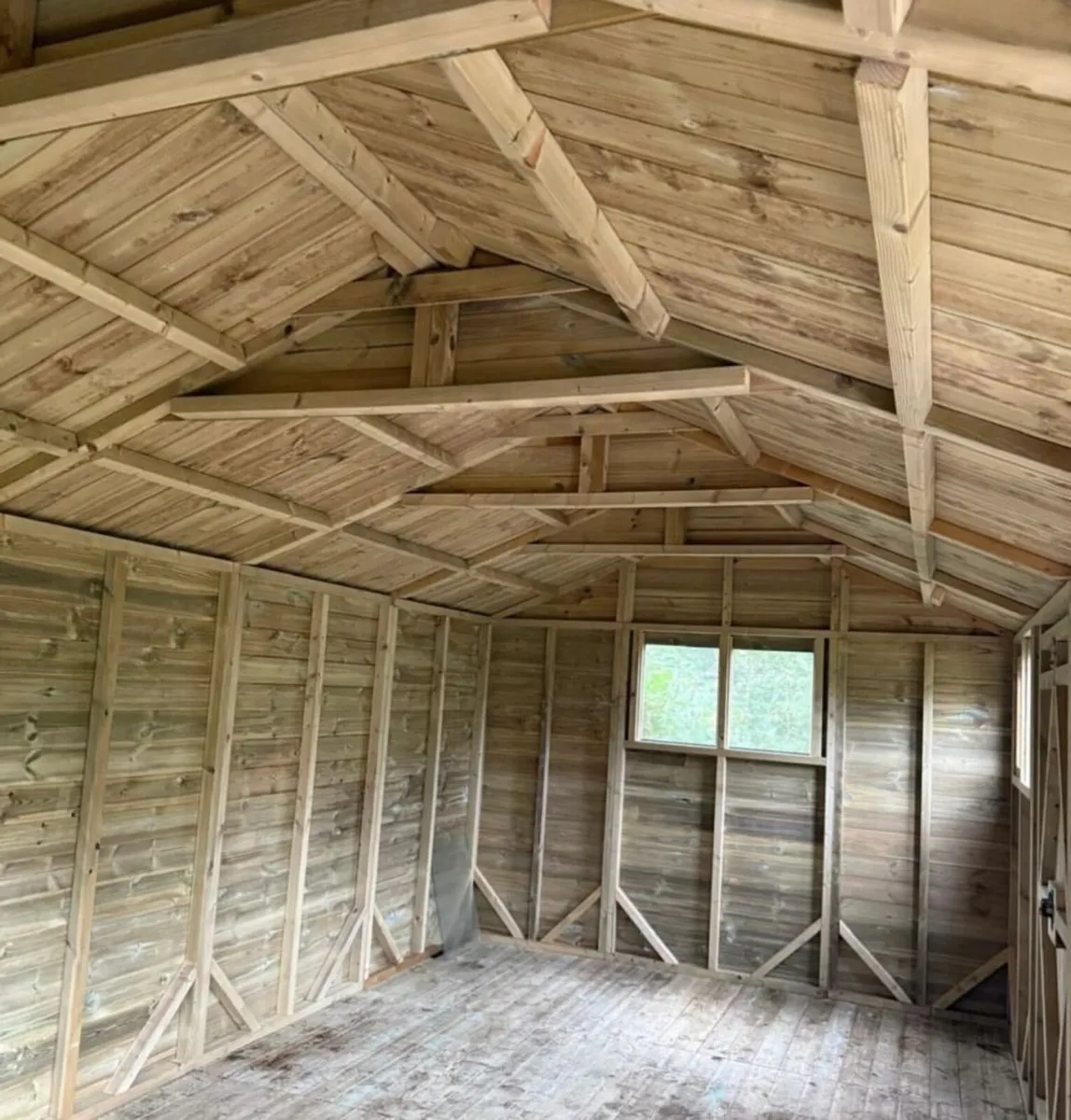 🌟 12×10 COOLA PREMIUM TIMBER APEX GARDEN SHED - Image 2