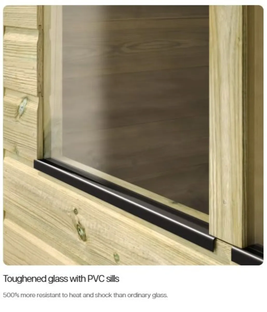 🌟 8×6 COOLA PREMIUM PRESSURE-TREATED TIMBER APEX - Image 2