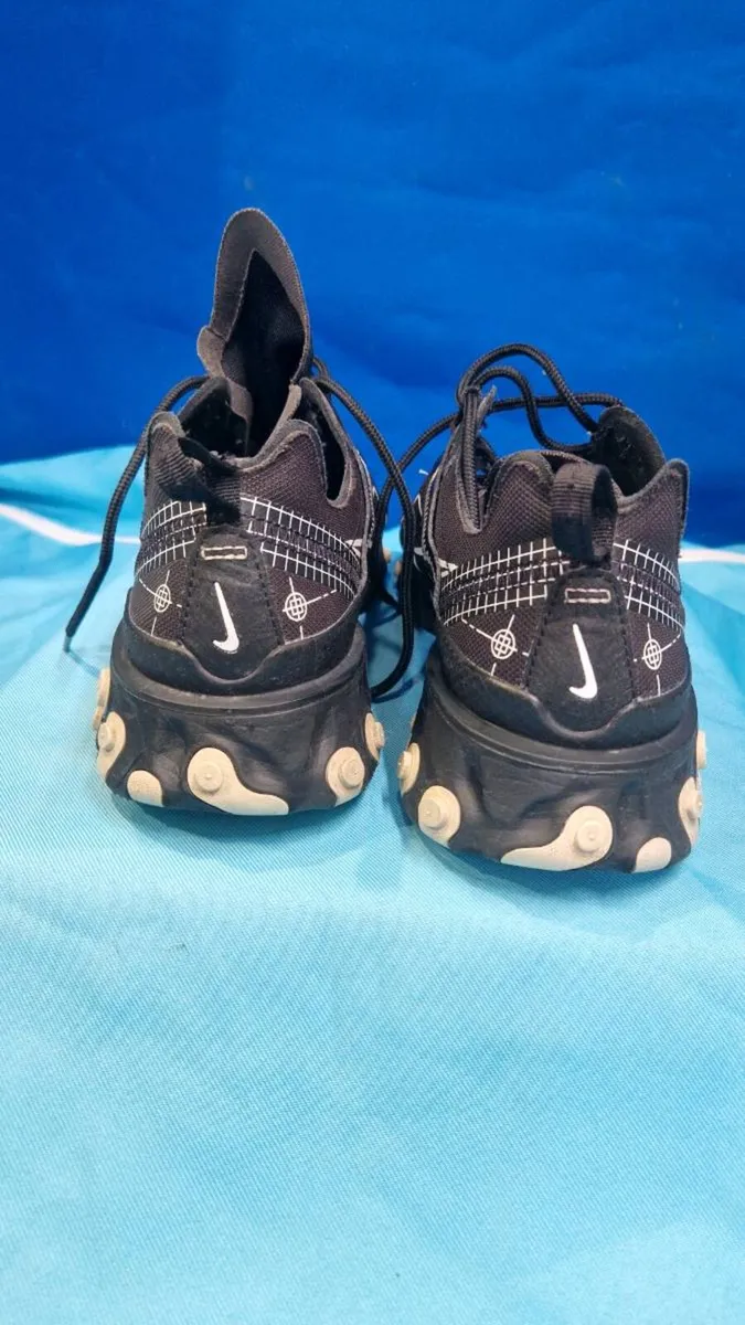 Nike React Element 55 — Black & White — Size UK 9 - Image 3