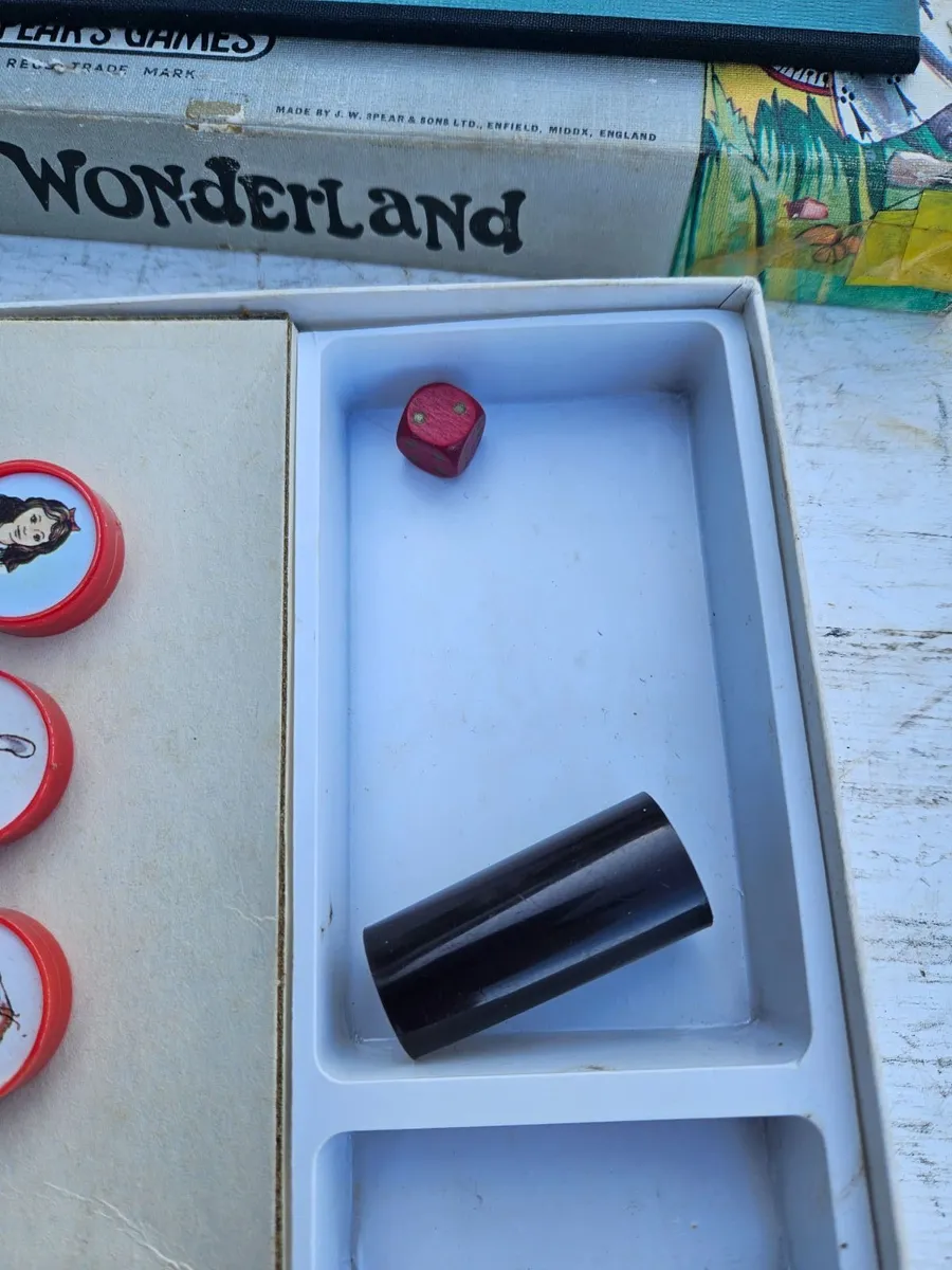 Vintage Retro Alice in Wonderland Board Game - Image 2