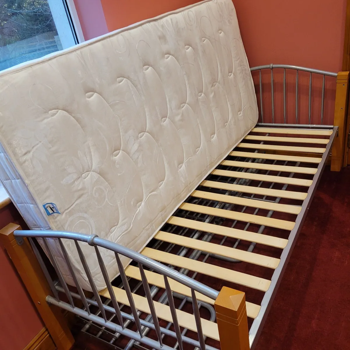 Bed - Single Bed with Mattress - Image 2