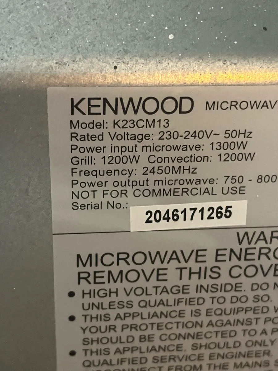 Kenwood combination Microwave Oven . - Image 4
