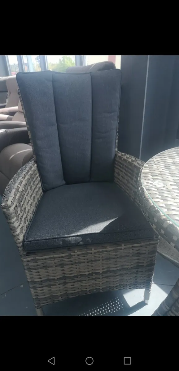 **CLEARANCE** Demo Rattan Bistro Set - Image 2
