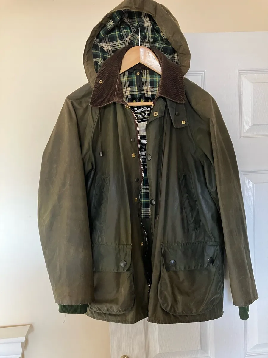 Barbour Bedale waxed Jacket - Image 1