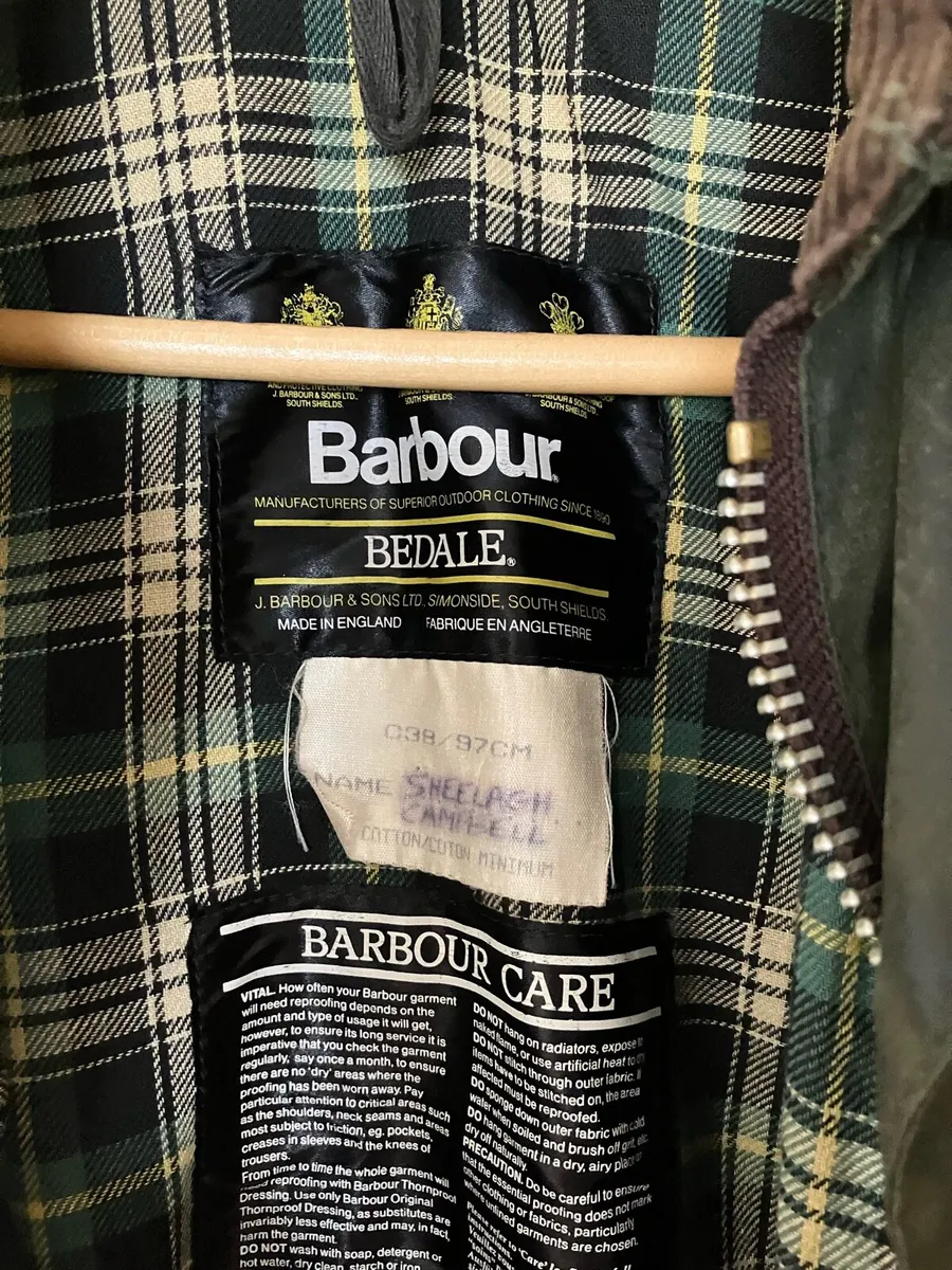 Barbour Bedale waxed Jacket - Image 4