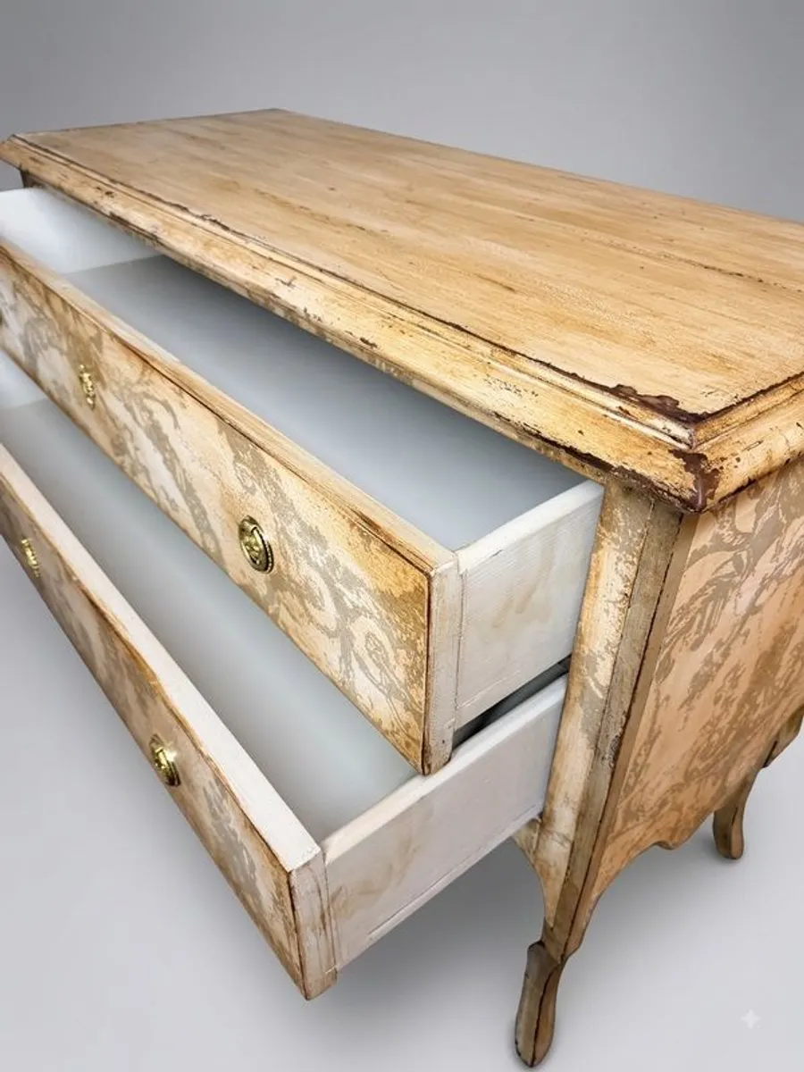 Vintage Genoese Style Painted Chest of Drawers - Image 2