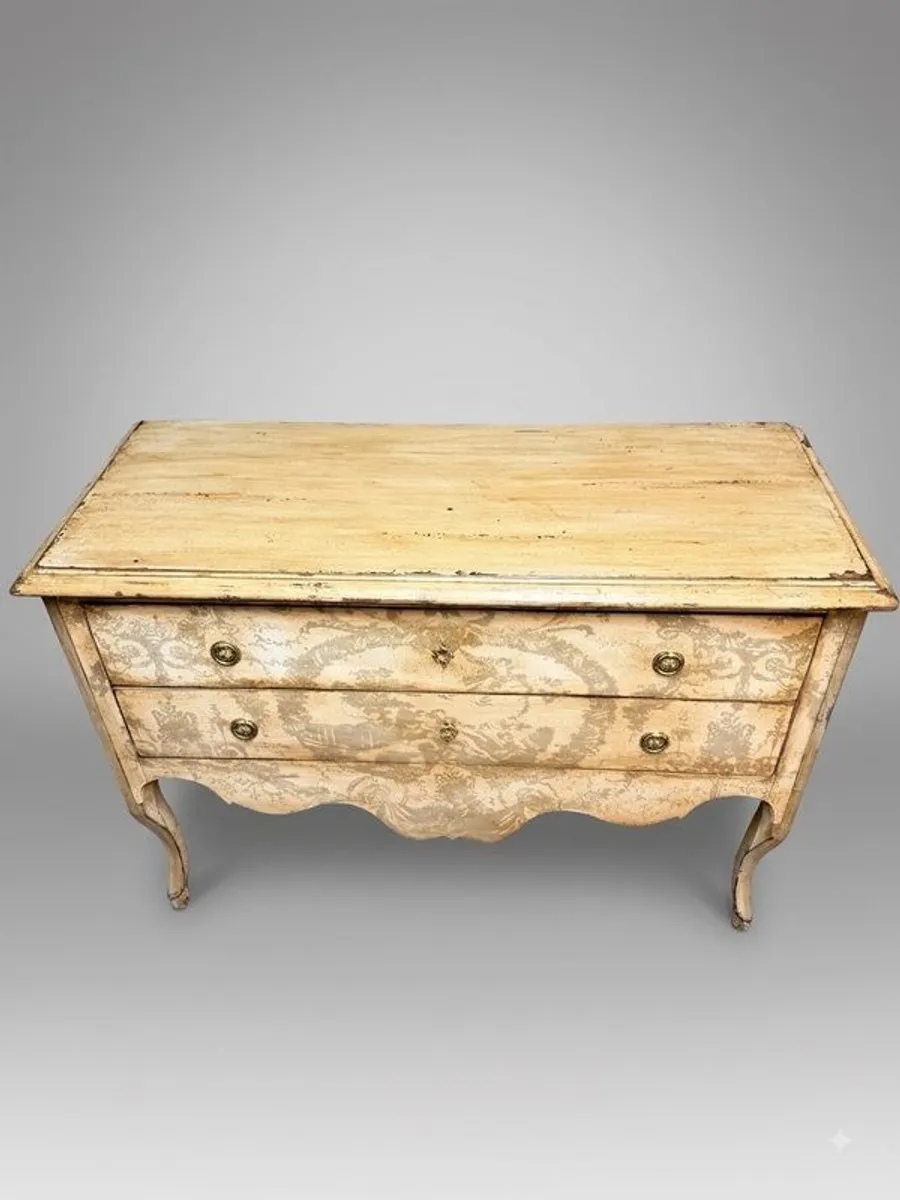 Vintage Genoese Style Painted Chest of Drawers - Image 3