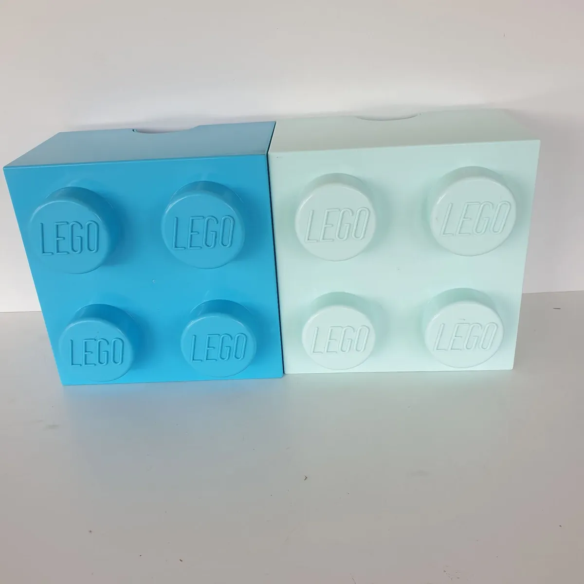 Lego storage containers x 2 stack-able - Image 1