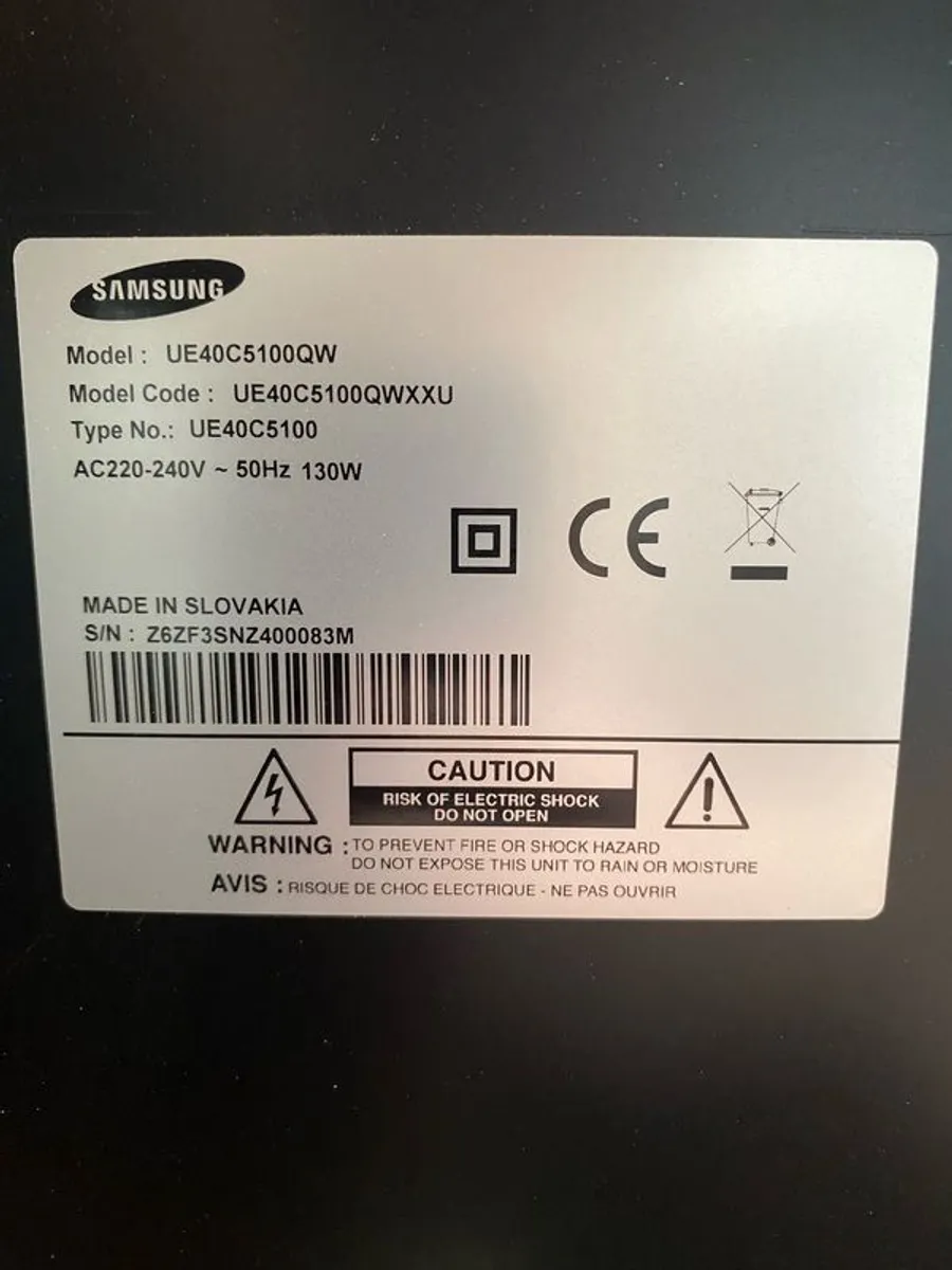 Samsung 40" Led TV - Image 3
