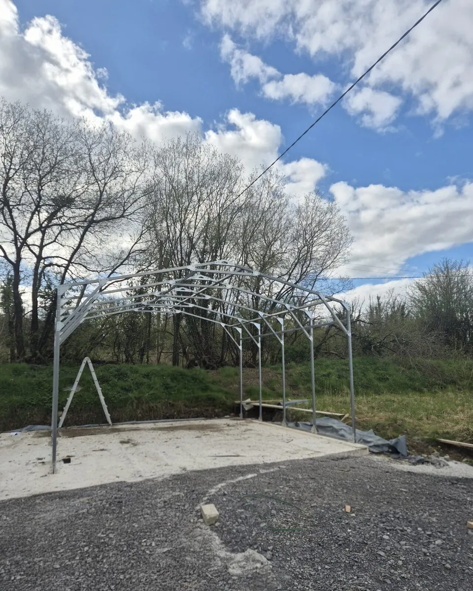 20ft x 20ft Steel Carport shed - Image 2