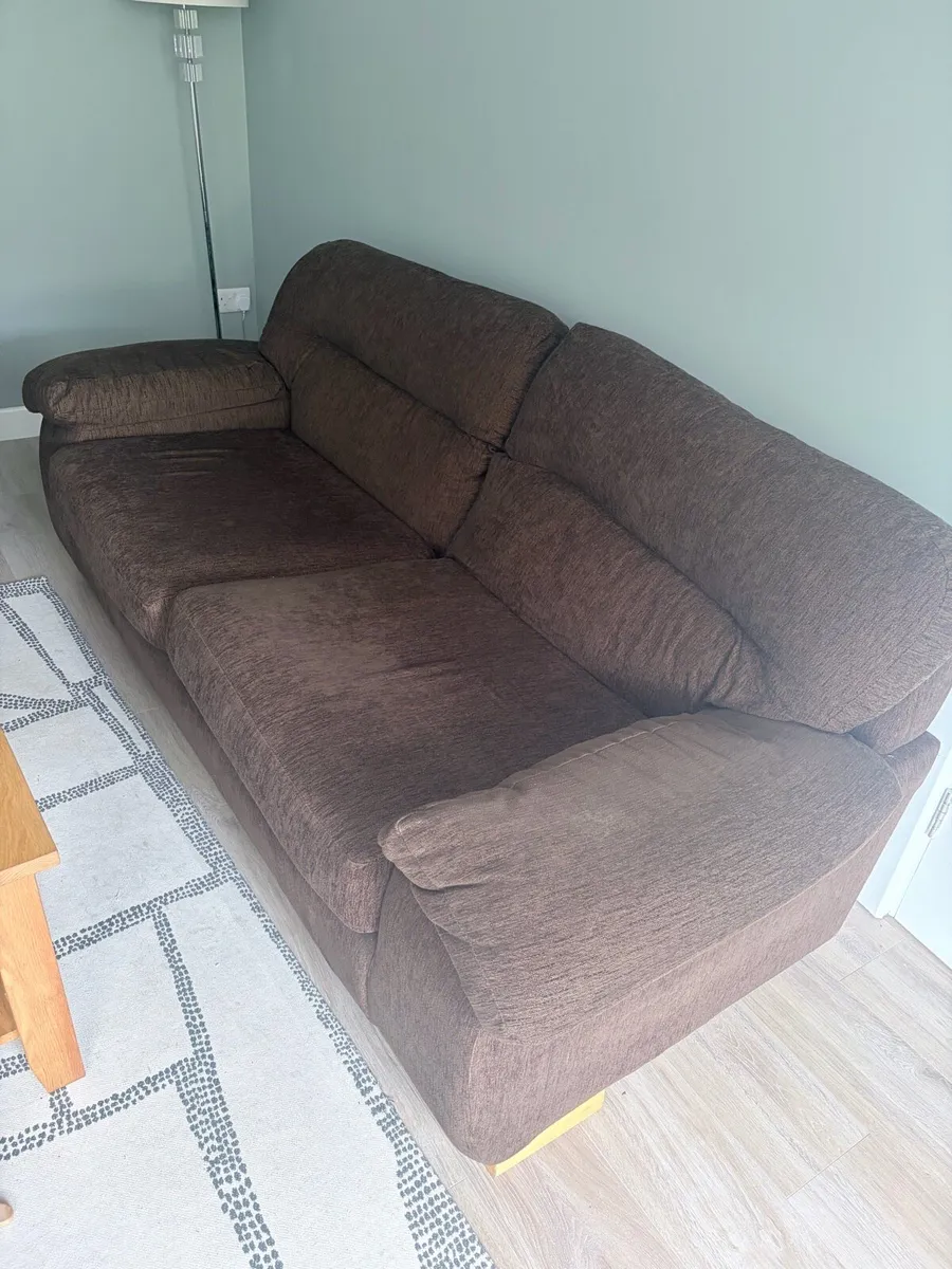 Sofas x 3 seater, 2 seater, 1 seater - Image 2