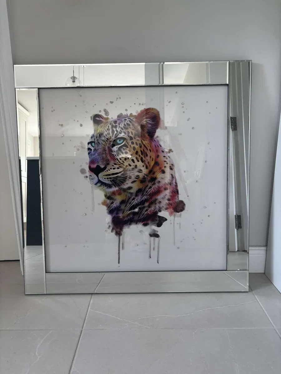 framed leopard picture - Image 2