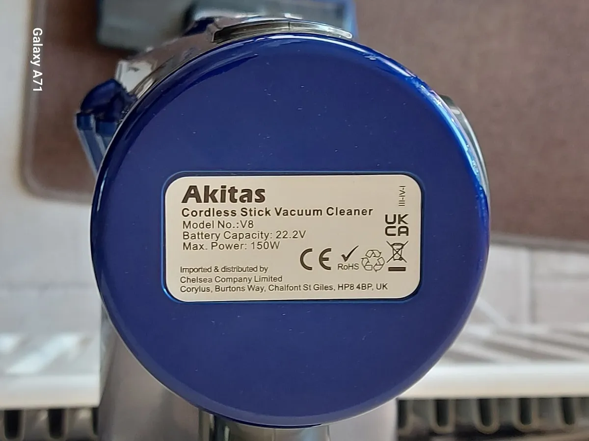 Akitas V8 3-in-1 Cordless Upright Vacuum Cleaner - Image 2