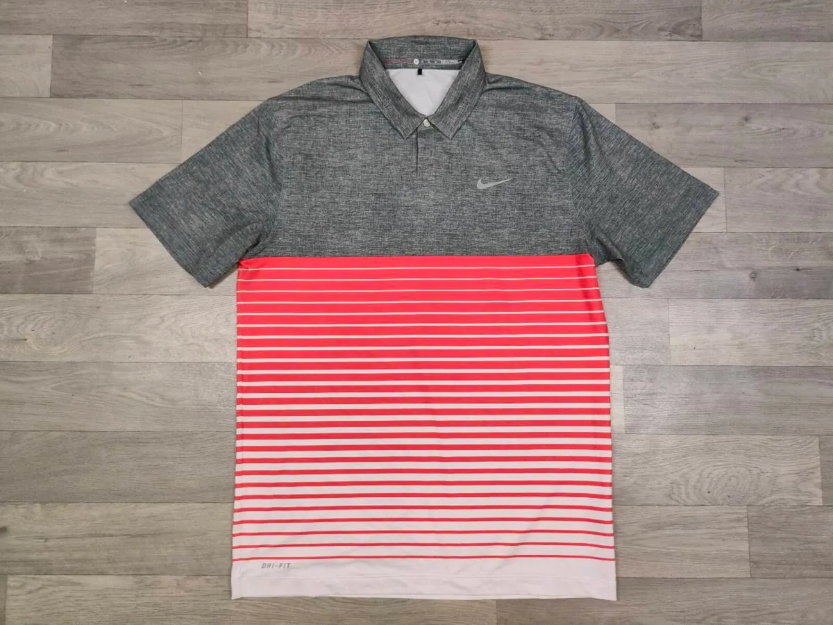 Nike Tiger Woods Golf Polo Shirt Mens Medium - Image 1